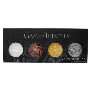 Game of Thrones Medaillen-Set: Sigils (Limited Edition) *M&auml;ngelexemplar*