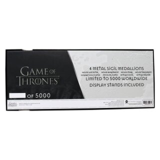 Game of Thrones Medaillen-Set: Sigils (Limited Edition) *M&auml;ngelexemplar*